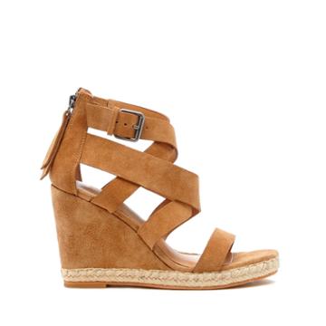Dolce Vita Dolce Vita Kova Strappy Suede Wedge - Camel
