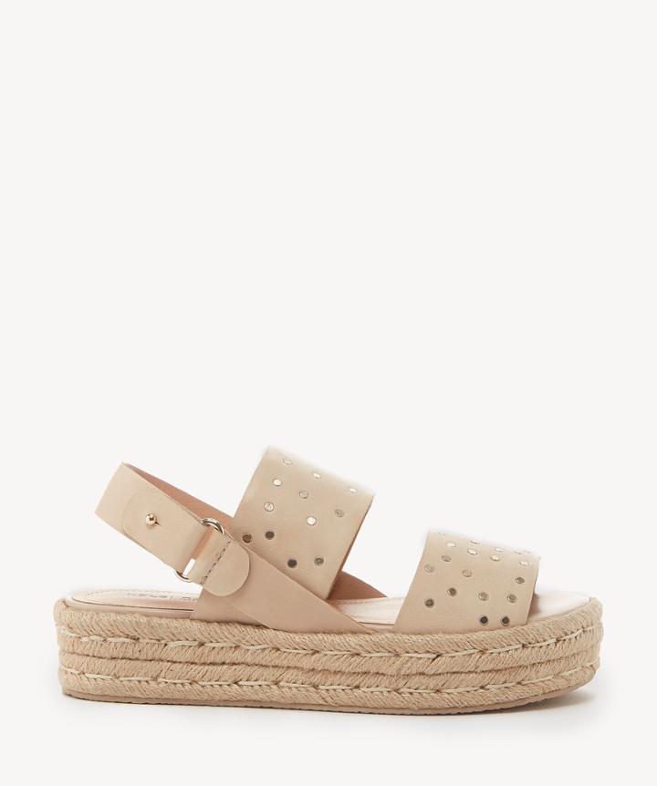 Kelsi Dagger Brooklyn Kelsi Dagger Brooklyn Devon Flatsform Espadrille Bone Size 6.5 Leather From Sole Society