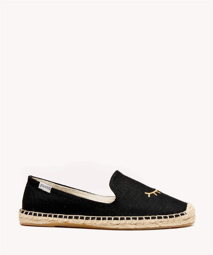 Soludos Soludos Wink Embroidered Smoking Slipper Embroidered Espadrille