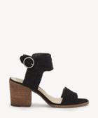 Vince Camuto Vince Camuto Women's Kolema Block Heels Sandals Black Size 6 Leather From Sole Society