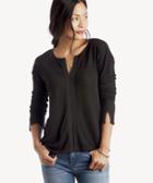 Sanctuary Sanctuary Women's Sienna Mix Top In Color: Black Size Xs From Sole Society