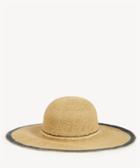 Sole Society Sole Society Rustic Stripe Sun Hat Tan One Size Os Straw
