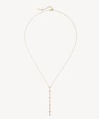 Sole Society Women's 28 Y Necklace 14k Vintage Gold/crystal Size Onesize From Sole Society