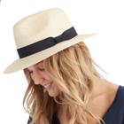 Sole Society Sole Society Straw Panama Hat - Natural-one Size