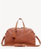 Sole Society Sole Society Marant Large Weekender Bag Cognac Vegan Leather