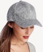 Sole Society Sole Society Sweatshirt Textured Baseball Cap