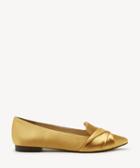 Sole Society Women's Lydiah Pointed Toe Flats Honey Gold Size 5 Suede Velvet From Sole Society