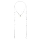 Sole Society Sole Society Beaded Wrap Necklace - White Combo-one Size