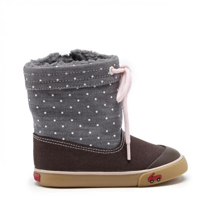 See Kai Run See Kai Run Greta Winter Boot - Gray-8t