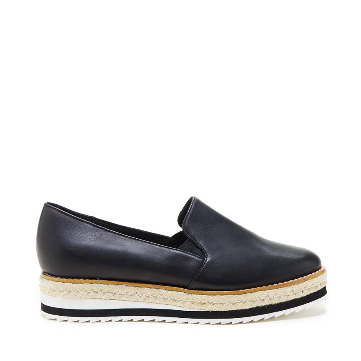 Sole Society Sole Society Skyler Platform Flat - Black