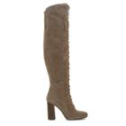 Vince Camuto Vince Camuto Women's Thanta Lace Up Tall Boots Foxy Size 5 Suede From Sole Society