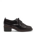 Sole Society Sole Society Breeland Chunky Lace Up Pump - Black-5