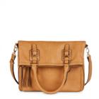 Sole Society Sole Society Charlie Foldover Messenger - Camel-one Size