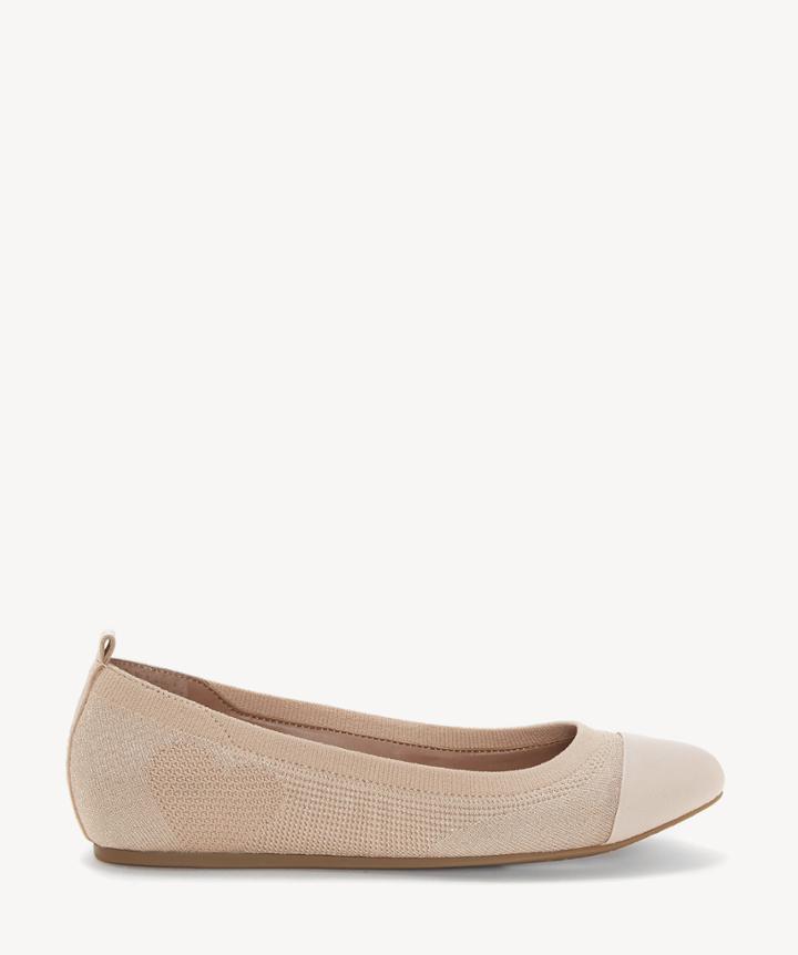Ed Ellen Degeneres Ed Ellen Degeneres Women's Lilliknit Ballet Flats Metallic Misty Rose Size 5 From Sole Society