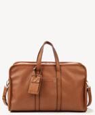 Sole Society Sole Society Doxin Vegan Leather Retro Weekender Bag Cognac Combo