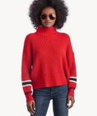 Sanctuary Sanctuary Women's Speedway Sweater In Color: Street Red Size Xs From Sole Society