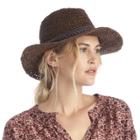 Sole Society Sole Society Wide Brim Crochet Hat With Woven Band - No-one Size