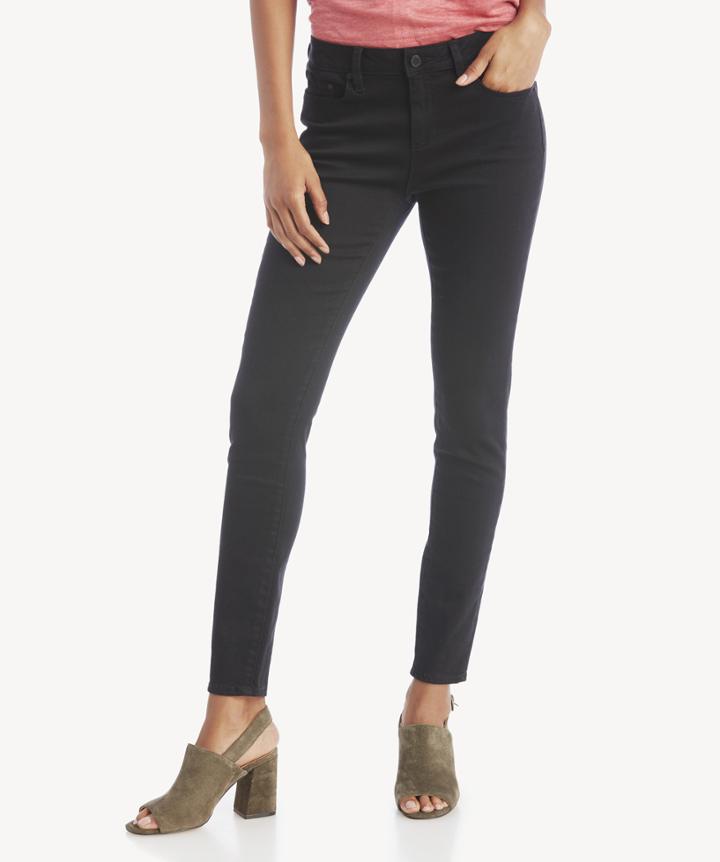 Vince Camuto Vince Camuto Women's Black Denim 5 Pkt Skinny Jean Jet Size 24 From Sole Society
