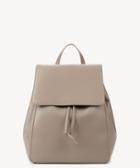 Sole Society Sole Society Ivan Vegan Drawstring Backpack Taupe Leather Size Os
