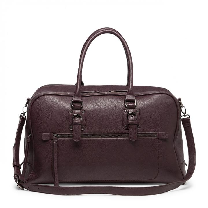 Sole Society Sole Society Bronson Multi-zip Weekender - Eggplant-one Size