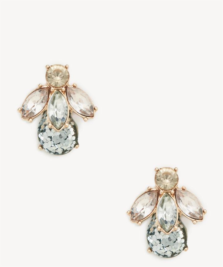 Sole Society Sole Society Bee Statement Studs Crystal One Size Os