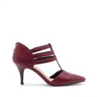 Sole Society Sole Society Mallory T-strap Heel - Cranberry-9.5