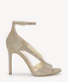 Jessica Simpson Jessica Simpson Women's Jasta Ankle Strap Sandals Gold Size 5 Suede From Sole Society