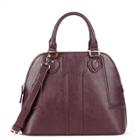 Sole Society Sole Society Marlow Vegan Structured Dome Satchel - Oxblood-one Size
