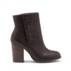 Sole Society Sole Society Henley Snap Button Platform Bootie - Dark Brown-7