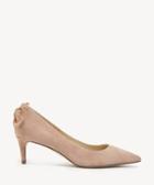 Sole Society Women's Maisey Bow Pumps Aged Rose Size 5 Suede From Sole Society