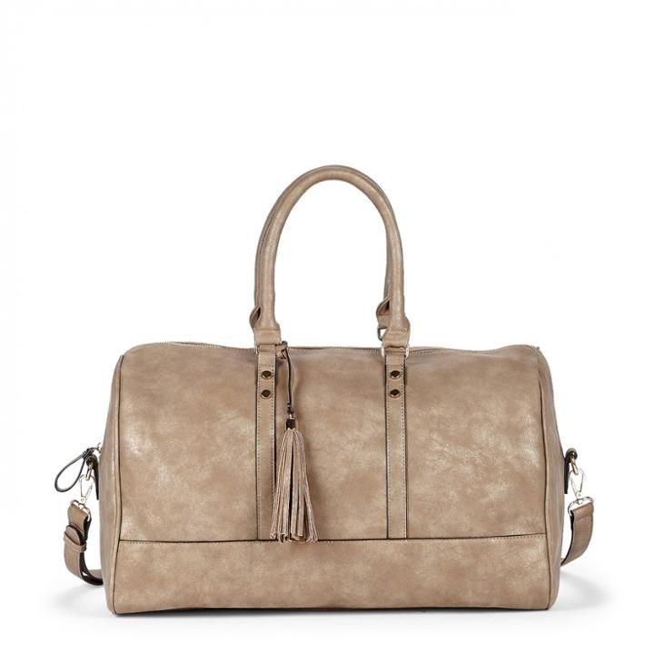 Sole Society Sole Society Finley Tassel Weekender - Taupe-one Size