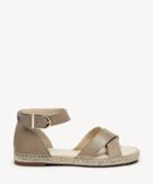 Sole Society Sole Society Saundra Espadrille Sandals Night Taupe Size 5 Leather