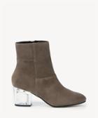Sole Society Sole Society Dinah Ankle Bootie Night Taupe Size 5 Suede