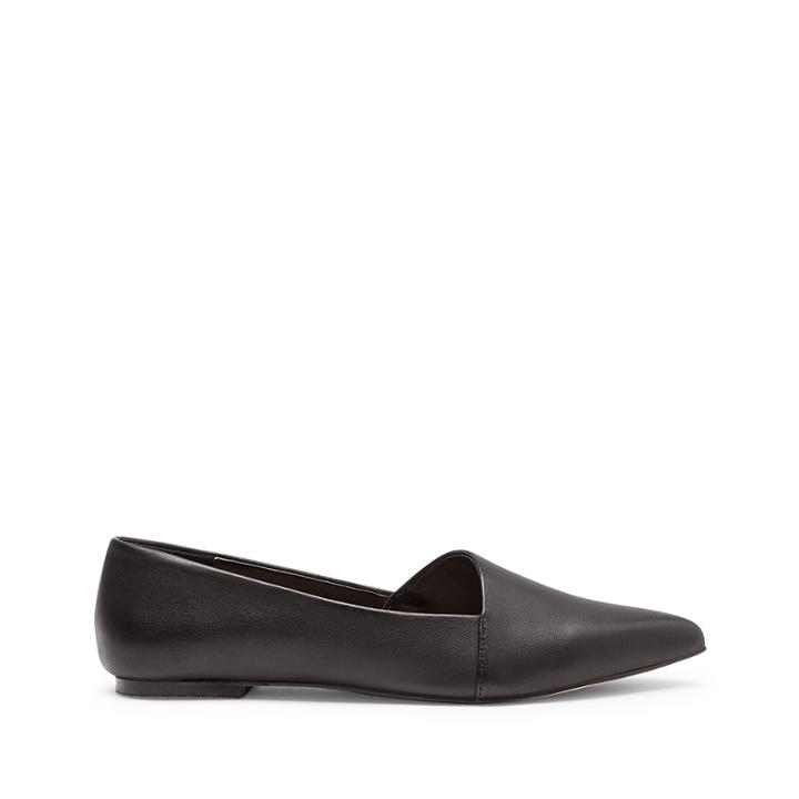 Sole Society Sole Society Billy Pointed Toe Flat - Black