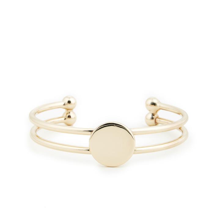 Sole Society Sole Society Signet Bracelet Cuff - Gold