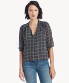 Dra Dra Women's Empire Top In Color: Via Appia Print Size Xs From Sole Society
