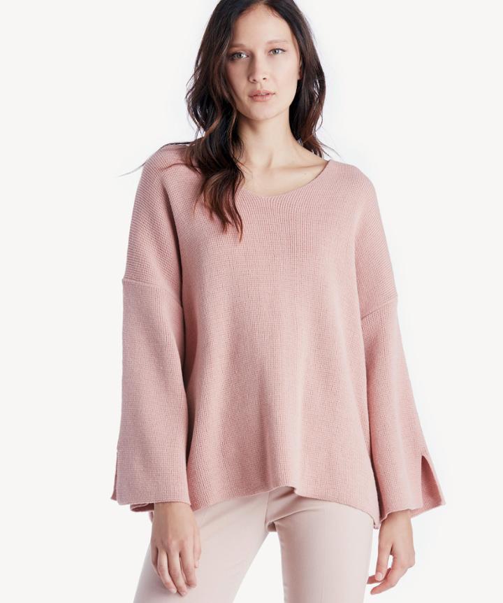 Moon River Moon River Basic V Neck Sweater