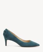 Sole Society Women's Maisey Bow Pumps Biscay Bay Size 5 Suede From Sole Society