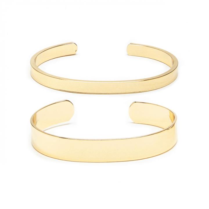 Sole Society Sole Society Metal Cuff Set - Gold-one Size