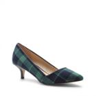 Sole Society Sole Society Desi Kitten Heel Pump - Green Navy-8.5