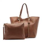 Sole Society Sole Society Benson Slouchy Vegan Tote - Cognac-one Size