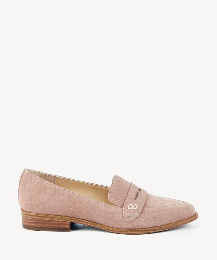 Sole Society Sole Society Jessica Smoking Slippers Dusty Rose Size 5 Haircalf