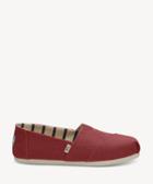 Toms Toms Women's Alpargata In Color: Apple Red Shoes Size 6 Fabric From Sole Society