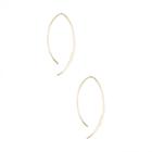 Sole Society Sole Society Dainty Front To Back Earring - Gold-one Size