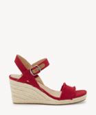 Lucky Brand Lucky Brand Marceline Espadrille Wedges Sb Red Size 6.5 Suede From Sole Society