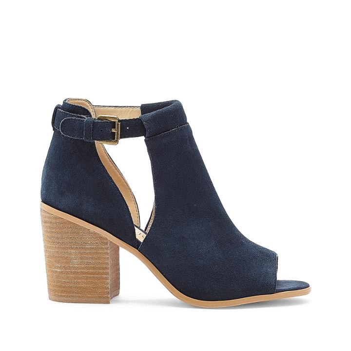 Sole Society Sole Society Ferris Block Heel Sandal - Ink Navy