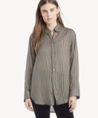Capulet Capulet Women's Inga Shirt In Color: Micro Stripe Size Xs From Sole Society
