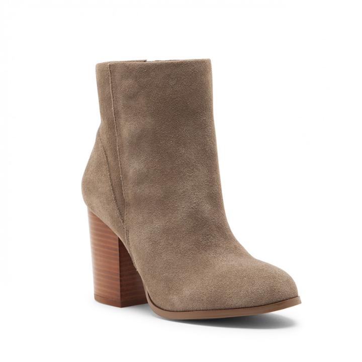 Sole Society Sole Society Henley Snap Button Platform Bootie - Taupe-5