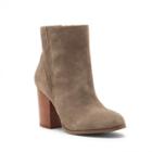 Sole Society Sole Society Henley Snap Button Platform Bootie - Taupe-5