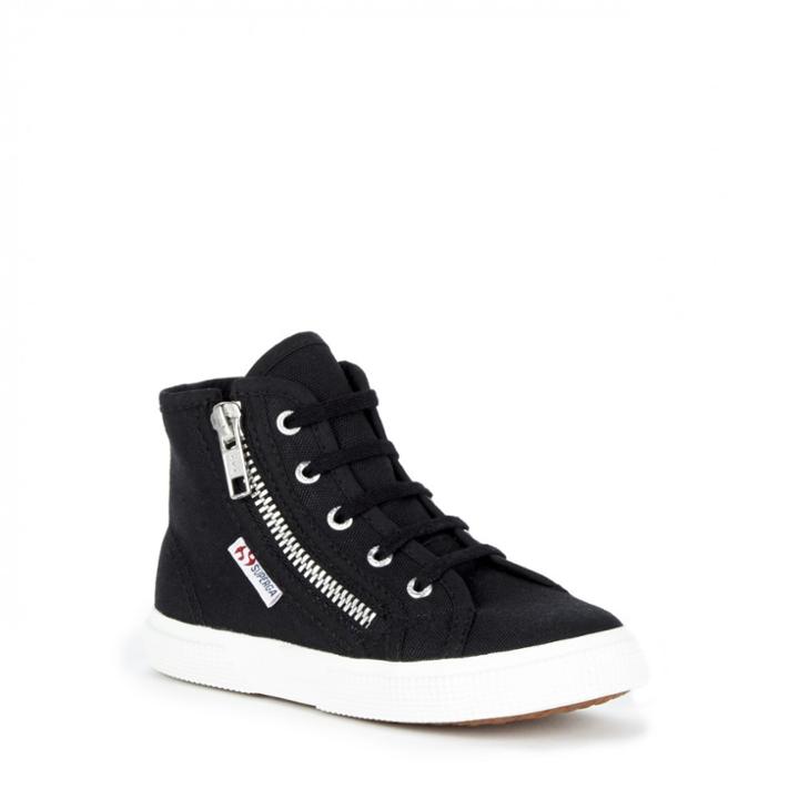 Superga Superga 2224 Cotdj High Top Sneaker - Black-12.5lk